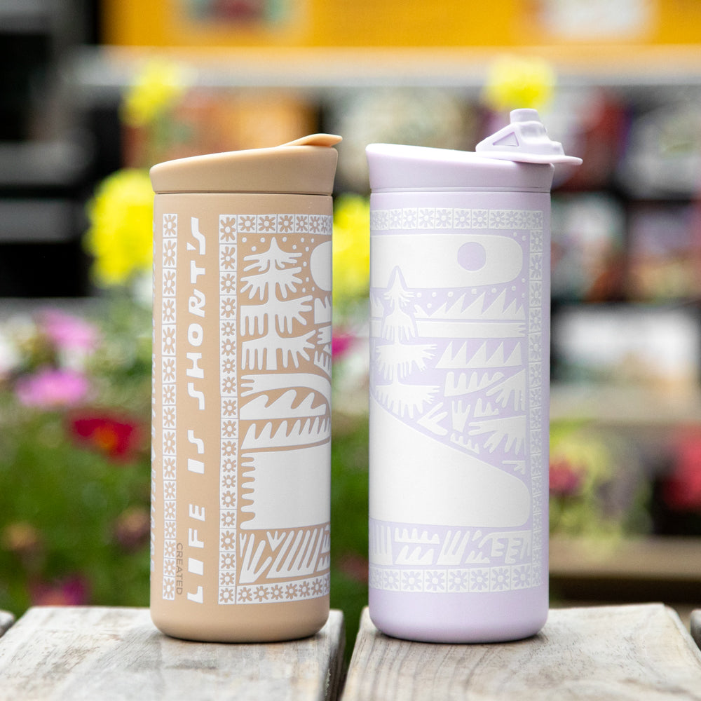 16oz Flip Top Insulated Tumbler