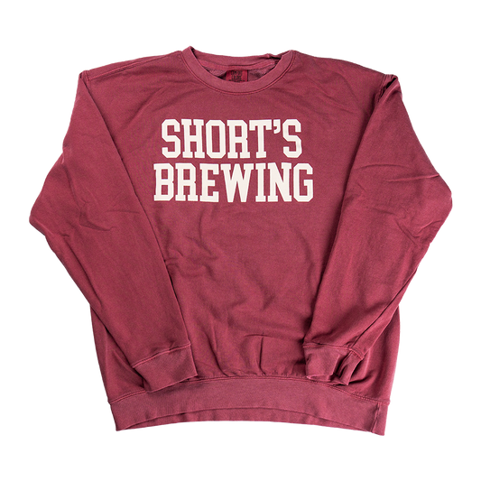 Short's Brewing Crew Neck - Maroon