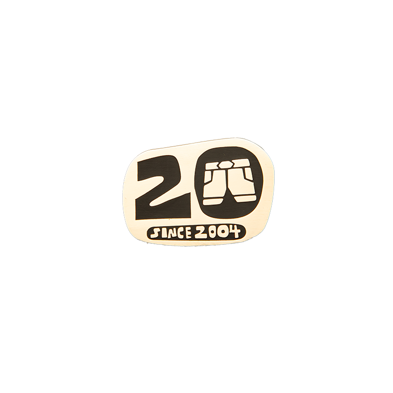20th Anniversary Label Pin