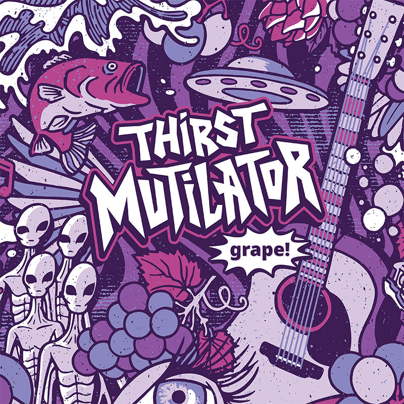 Thirst Mutilator 12x12 Label Art