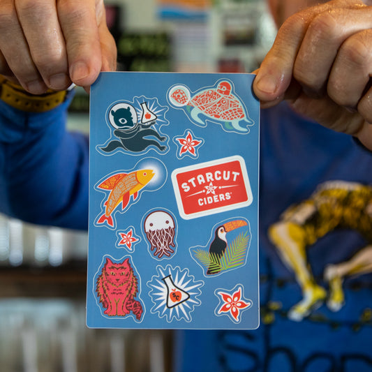 Starcut Ciders Sticker Sheet