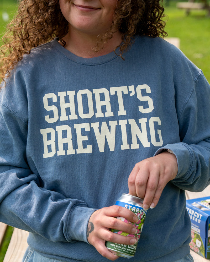 Short's Brewing Crew Neck - Blue