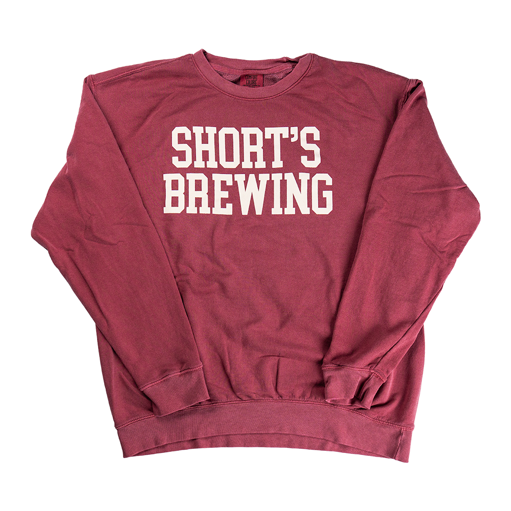 Short's Brewing Crew Neck - Maroon