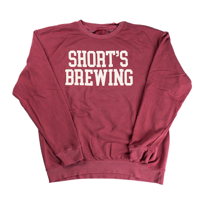 Short's Brewing Crew Neck - Maroon