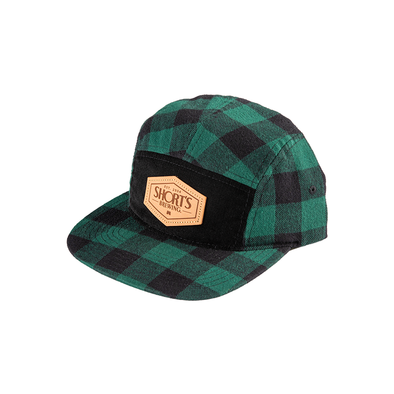 Plaid and Corduroy 5 Panel Hat