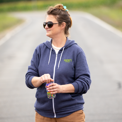 Life is Short's Navy Zip Up