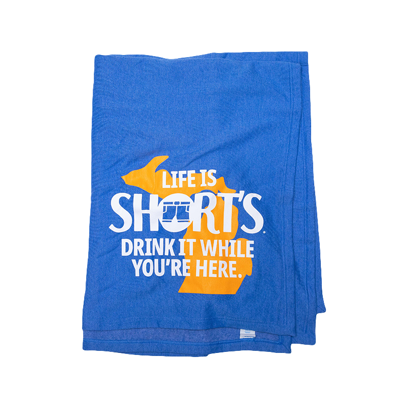 Life is Short's Sweatshirt Blanket