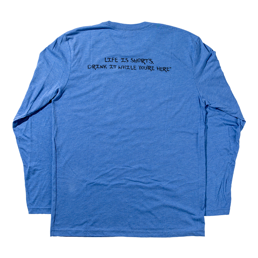 Sketch Logo Long Sleeve - Blue