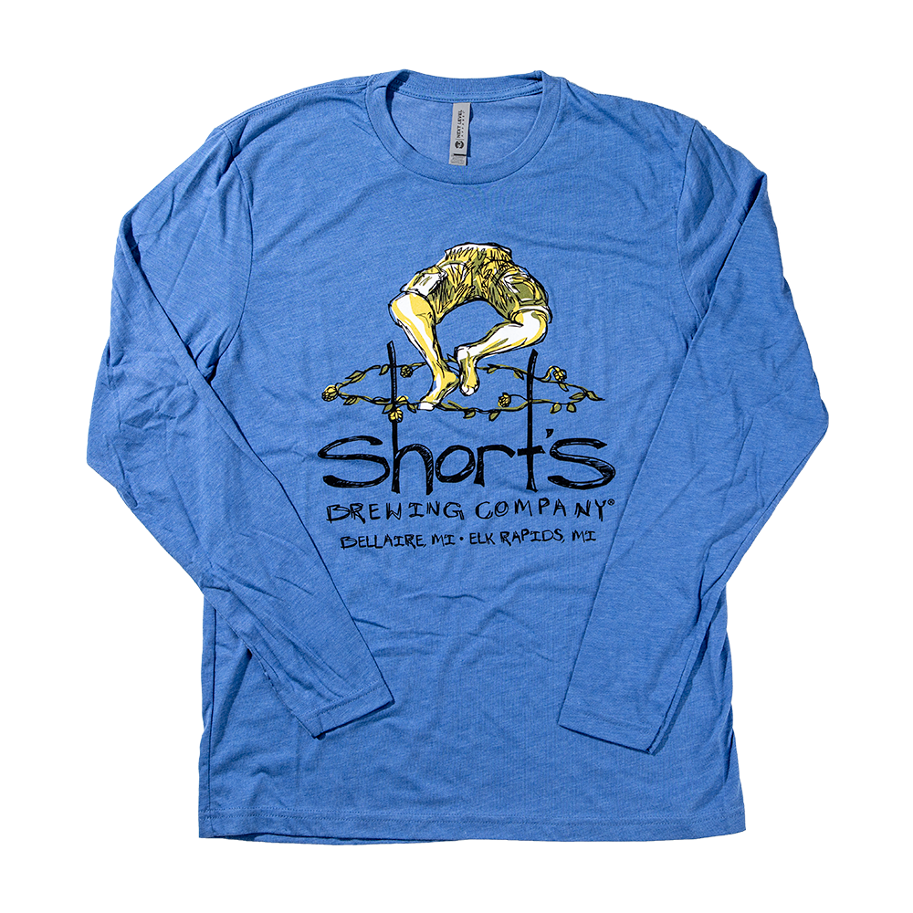 Sketch Logo Long Sleeve - Blue