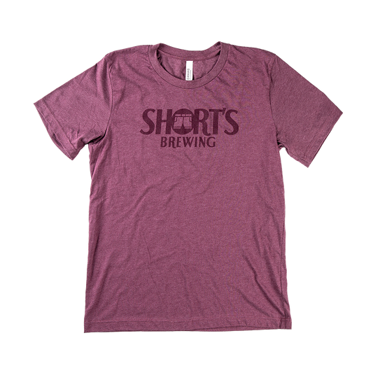Text Logo Tee - Maroon